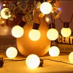 ⁦فرع زينة مضئ 10 قطع شكل لمبات مميز لأجواء رمضانيه مميزة⁩ - الصورة ⁦9⁩