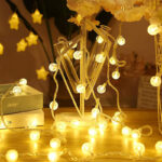 ⁦فرع زينة مضئ 3 متر شكل كرات كريستال للأحتفال بالشهر الكريم⁩ - الصورة ⁦2⁩