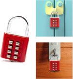 ⁦قفل امان بدون مفاتيح لشنط السفر والأبواب برقم سري ب 5 ارقام عشوائية محددة غير قابلة للتعديل⁩ - الصورة ⁦8⁩