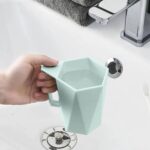 ⁦كوب منظم وحامل لفرش ومعجون الأسنان وأدوات الحلاقة وفرش الميكب من البلاستيك بألوان مختلفة⁩ - الصورة ⁦3⁩