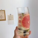 ⁦كوباية مموجه لشرب وتقديم العصائر والايس كوفي للضيوف بشكل شيك من الزجاج⁩ - الصورة ⁦6⁩