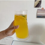 ⁦كوباية مموجه لشرب وتقديم العصائر والايس كوفي للضيوف بشكل شيك من الزجاج⁩ - الصورة ⁦10⁩