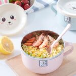 ⁦لانش بوكس ارنوب بحلة استانليس ستيل من الداخل⁩ - الصورة ⁦6⁩