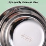 ⁦لانش بوكس بحلة استانليس ستيل لحفط حرارة الطعام بغطاء محكم الغلق ومعلقة لسهولة تناول الطعام بيد⁩ - الصورة ⁦4⁩