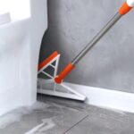 ⁦مساحة وفرشة 2*1 تدور 360 درجة لسهولة الوصول للأركان والزوايا بيد استانليس لتنظيف الأرضيات والزجاج⁩ - الصورة ⁦4⁩