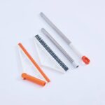 ⁦مساحة وفرشة 2*1 تدور 360 درجة لسهولة الوصول للأركان والزوايا بيد استانليس لتنظيف الأرضيات والزجاج⁩ - الصورة ⁦6⁩