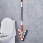 ⁦مساحة وفرشة 2*1 تدور 360 درجة لسهولة الوصول للأركان والزوايا بيد استانليس لتنظيف الأرضيات والزجاج⁩ - الصورة ⁦7⁩