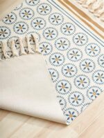 ⁦مشاية كتان بديزاين بوهيمي لغرف النوم والليفنج والدريسنج والمطبخ والحمام⁩ - الصورة ⁦6⁩