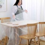 ⁦مفرش سفرة بلاستيك قابل لإعادة الأستخدام 10 قطع سهل التنظيف⁩ - الصورة ⁦8⁩