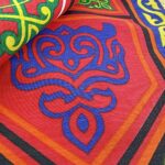 ⁦مفرش سفرة رمضاني خيامية 1.5 متر بأشكال وألوان مختلفة مبهجة لعزومات الشهر الكريم⁩ - الصورة ⁦4⁩