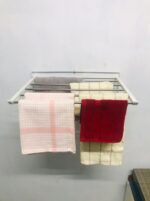 ⁦منشر غسيل استانلس 5 حبل حائطي للحمام والبلكونات⁩ - الصورة ⁦6⁩