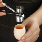 ⁦اداة تكسير وإزالة قشر البيض استانليس ستيل عملية وسهلة الأستخدام⁩ - الصورة ⁦11⁩