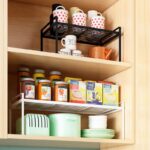 ⁦استاند لحمل وتنظيم ادوات المطبخ كالحلل ووالأطباق وبرطمانات التوابل من المعدن⁩ - الصورة ⁦3⁩