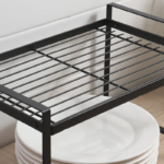 ⁦استاند ورف لتنظيم دواليب المطبخ لحمل الحلل والأطباق وبرطمانات التوابل في المطبخ من المعدن⁩ - الصورة ⁦8⁩