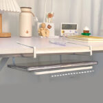 ⁦اندر شيلف معدن منظم للمكتب حامل للكتب واللابتوب عملي وسهل التعليق⁩ - الصورة ⁦8⁩