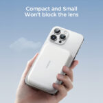 باور بانك لاسلكي بمنفذ يو اس بي وتايب سي لشحن 3 اجهزة في وقت واحد 10000 ملي امبير