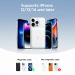 ⁦باور بانك لاسلكي بمنفذ يو اس بي وتايب سي لشحن 3 اجهزة في وقت واحد 10000 ملي امبير⁩ - الصورة ⁦6⁩