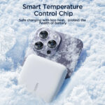 ⁦باور بانك لاسلكي بمنفذ يو اس بي وتايب سي لشحن 3 اجهزة في وقت واحد 10000 ملي امبير⁩ - الصورة ⁦9⁩