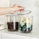 ⁦برطمان اكليريك 1400 ملي بغطاء دبدوب محكم الغلق لحفظ وتقديم الشوكولاتة والكاندي والكوكيز والمكسرات بشكل شيك⁩ - الصورة ⁦2⁩