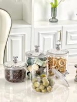 ⁦برطمان اكليريك 1400 ملي بغطاء دبدوب محكم الغلق لحفظ وتقديم الشوكولاتة والكاندي والكوكيز والمكسرات بشكل شيك⁩ - الصورة ⁦3⁩