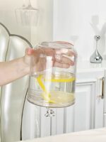 ⁦برطمان اكليريك 1400 ملي بغطاء دبدوب محكم الغلق لحفظ وتقديم الشوكولاتة والكاندي والكوكيز والمكسرات بشكل شيك⁩ - الصورة ⁦5⁩