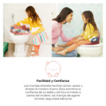 ⁦بوتي مبطنة لتدريب الأطفال علي استخدام التواليت مانعه للأنزلاق بيد تناسب جميع انواع الحمامات⁩ - الصورة ⁦3⁩