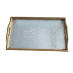 ⁦ترابيزة سرير بيد لحمل وتقديم الطعام قابلة للطي من الخشب والاكليريك⁩ - الصورة ⁦4⁩