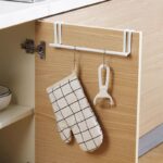 ⁦حامل فوط معدني يثبت علي درف المطبخ والابواب بدون حفر وتخريم⁩ - الصورة ⁦6⁩