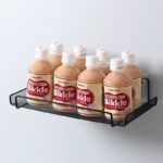 ⁦رف معدني لحمل الراوتر وادوات المطبخ والحمام وقطع الديكور بلزق دبل فيس قوي للتعليق بدون حفر⁩ - الصورة ⁦3⁩