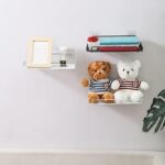 ⁦رف معدني لحمل الراوتر وادوات المطبخ والحمام وقطع الديكور بلزق دبل فيس قوي للتعليق بدون حفر⁩ - الصورة ⁦5⁩