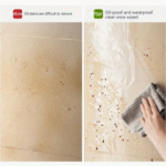 ⁦رول استيكر شفاف لاصق 2 متر وتربروف لحوائط المطبخ لمنع تكون الدهون قابل للقص⁩ - الصورة ⁦6⁩