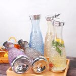 ⁦زجاجة من الاكليريك ضد الكسر لتقديم المياه والعصائر والمشروبات الرمضانية 1600 ملي من الاكليريك بألوان مختلفة مبهجة⁩ - الصورة ⁦4⁩