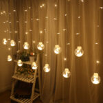 ⁦ستارة مضيئة 3.5 متر شكل كرات قابلة لتغير حركة الإضاءة لديكور رمضاني مميز⁩ - الصورة ⁦11⁩