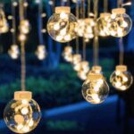 ⁦ستارة مضيئة 3.5 متر شكل كرات قابلة لتغير حركة الإضاءة لديكور رمضاني مميز⁩ - الصورة ⁦8⁩