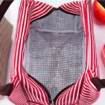 ⁦شنطة حرارية لحفظ الطعام والمشروبات مبطنة فويل للعمل والرحلات بيد⁩ - الصورة ⁦4⁩