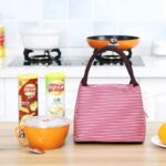 ⁦شنطة حرارية لحفظ الطعام والمشروبات مبطنة فويل للعمل والرحلات بيد⁩ - الصورة ⁦8⁩