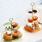 ⁦شيالة 3 دور لحمل وتقديم الكحك والبسكويت والبيتي فور والكب كيك بشكل شيك من الاكليريك⁩ - الصورة ⁦3⁩