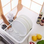 ⁦صفاية سيليكون لحمل وتجفيف الأطباق والأكواب قابله للطي⁩ - الصورة ⁦4⁩