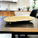 ⁦صينية جولد شيك لتقديم الفواكه والشوكولاته والكحك والبيتي فور للضيوف بشكل شيك⁩ - الصورة ⁦5⁩