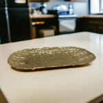 ⁦صينية جولد شيك لتقديم الفواكه والشوكولاته والكحك والبيتي فور للضيوف بشكل شيك⁩ - الصورة ⁦6⁩