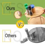 ⁦صينية خشب دوارة 2 دور لتنظيم وترتيب أدوات المطبخ والحمام والميك اب⁩ - الصورة ⁦5⁩