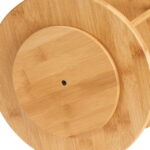 ⁦صينية خشب دوارة 2 دور لتنظيم وترتيب أدوات المطبخ والحمام والميك اب⁩ - الصورة ⁦8⁩