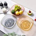 ⁦طبق اكليريك بقاعدة دواره لحمل وتقديم الفواكه والمكسرات والشوكولاته للضيوف بشكل شيك⁩ - الصورة ⁦6⁩