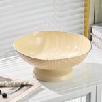 ⁦طبق لحمل وتقديم الفواكه بقاعدة قابلة للفك والتركيب من البلاستيك⁩ - الصورة ⁦2⁩