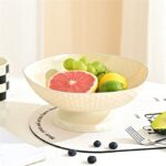 ⁦طبق لحمل وتقديم الفواكه بقاعدة قابلة للفك والتركيب من البلاستيك⁩ - الصورة ⁦4⁩