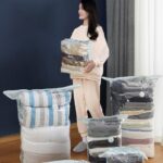 ⁦طقم أكياس فاكيوم قطعتين بمقاسات مختلفة لتخزين الملابس والمفروشات يوفر مساحات تصل يصل إلي 70 % والحفاظ عليهم من الأتربة⁩ - الصورة ⁦2⁩