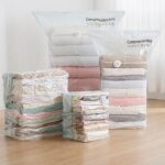 ⁦طقم أكياس فاكيوم قطعتين بمقاسات مختلفة لتخزين الملابس والمفروشات يوفر مساحات تصل يصل إلي 70 % والحفاظ عليهم من الأتربة⁩ - الصورة ⁦6⁩