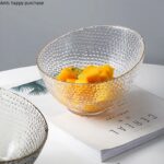 ⁦طقم اطباق اكليريك شفاف 3 قطع بمقاسات مختلفة لحمل وتقديم السلطات والفواكه علي السفرة بشكل شيك⁩ - الصورة ⁦6⁩