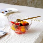 ⁦طقم اطباق اكليريك شفاف 3 قطع بمقاسات مختلفة لحمل وتقديم السلطات والفواكه علي السفرة بشكل شيك⁩ - الصورة ⁦9⁩