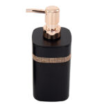 ⁦طقم حمام شيك 3 قطع ديسبنسر صابون سائل وحامل لفرش ومعجون الأسنان وصبانة بألوان مختلفة⁩ - الصورة ⁦7⁩